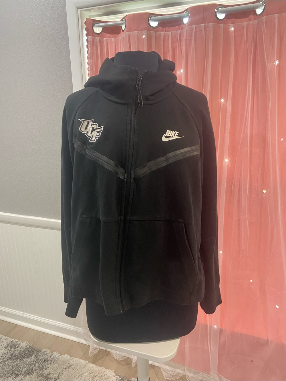 Nike Black UCF Full-Zip Hooded Jacket size XL